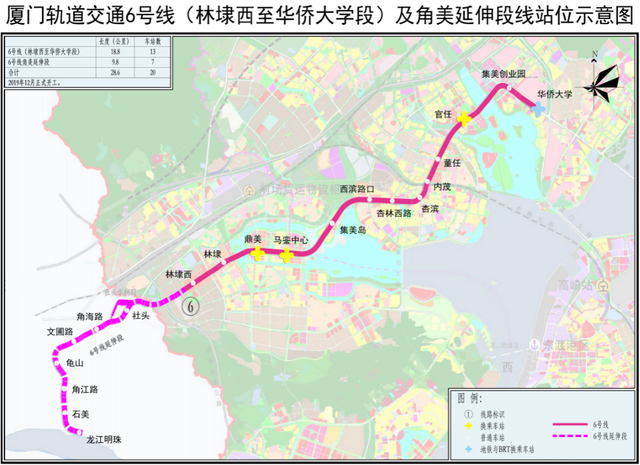 厦门地铁6号线最新消息